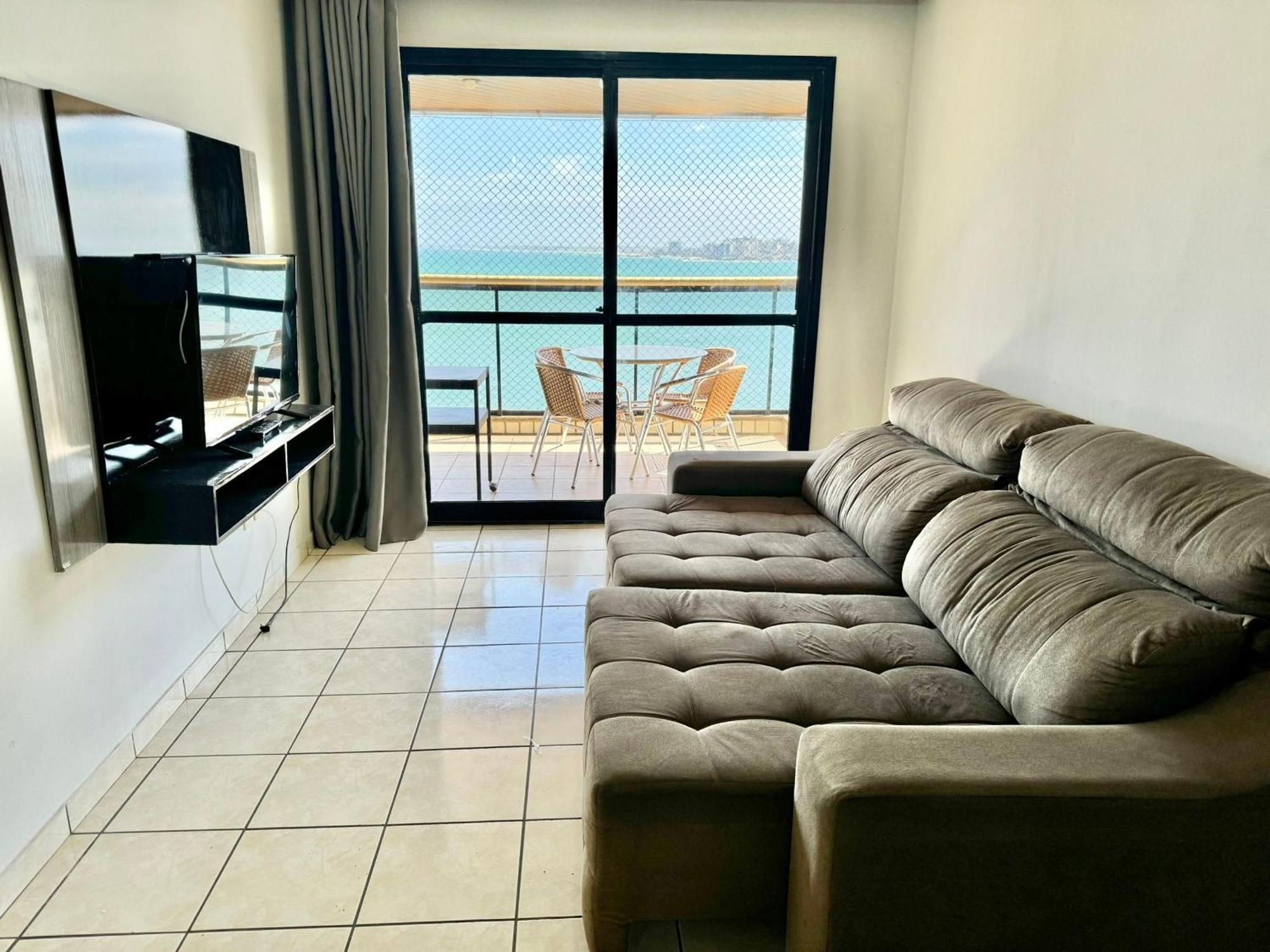 Praia Do Morro - Apt. Canto Nobre, Frente Total Para O Mar, 4 Quartos 1 Vaga De Garagem, 2 Banheiros Guarapari Εξωτερικό φωτογραφία